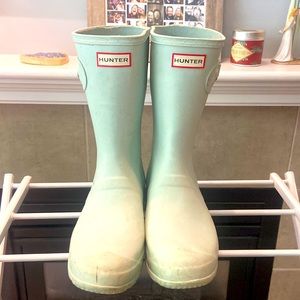 Light Blue Hunter Boots